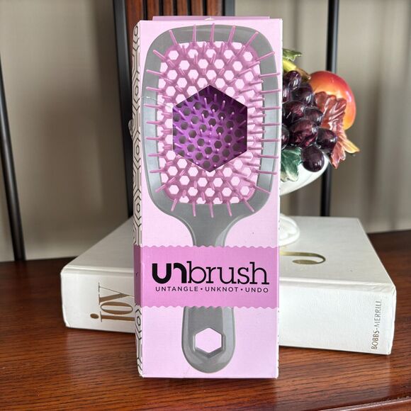 FHI HEAT Unbrush Untangle Detangle Brush LAVENDER • TIKTOK BRUSH • NEW IN BOX - Picture 1 of 6